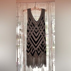 Unique Vintage 1920s beaded dress